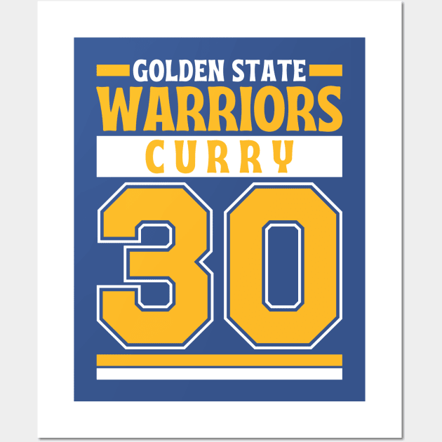 Golden State Warriors Curry 30 Limited Edition Wall Art by Astronaut.co